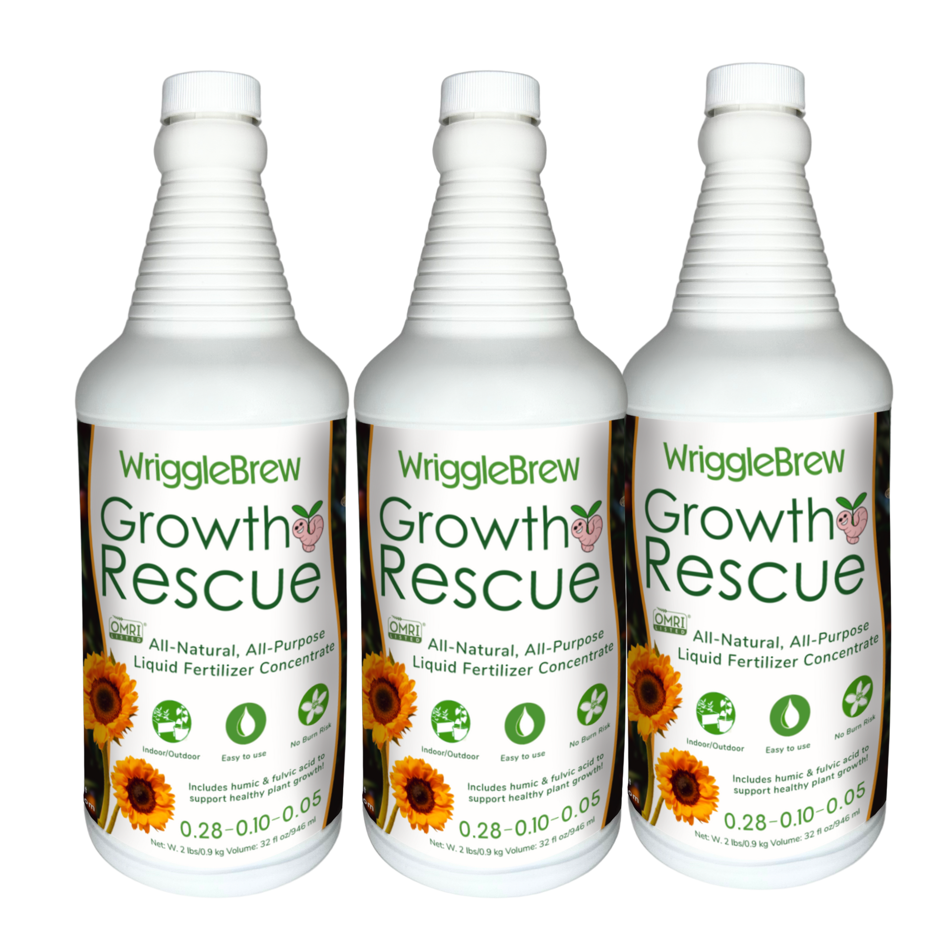 Growth & Rescue All-Purpose Complete Nutrition Liquid Fertilizer  Concentrate