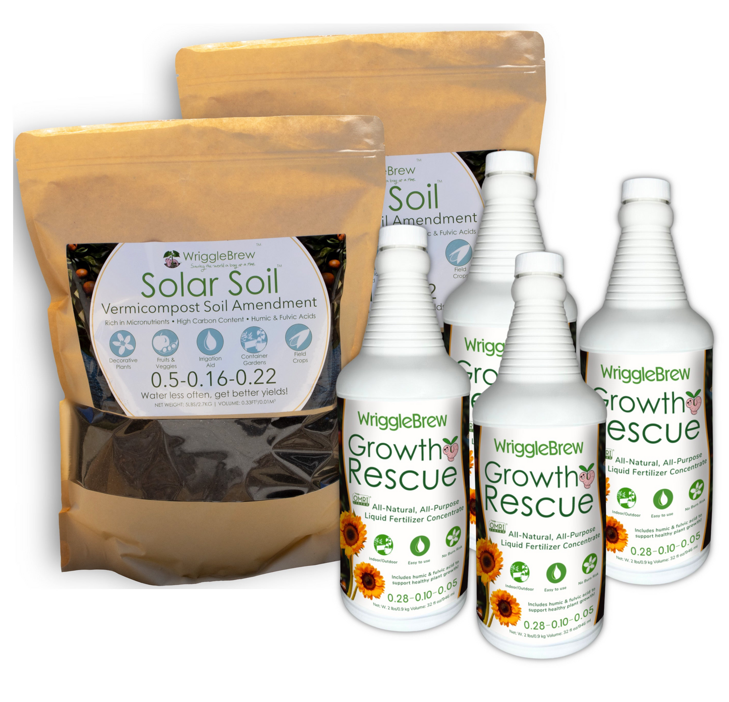 Bestest Deal Bundle- 4 bottles,2 bags
