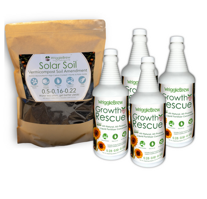 Bester Deal Bundle- 1 GALLON Growth & Rescue, 1 bag Solar Soil