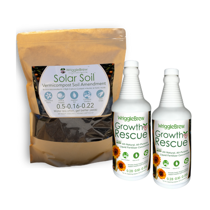 Best Deal Bundle- 2 qts. Growth & Rescue & 5 lbs Solar Soil